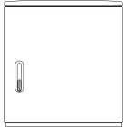 ELSTA - Polyesterschrank KVS F5 850/320 + MPL (6mm)