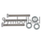 ELSTA - Schraubenset M8,0x16 VZ 00.ST8/00.RST8