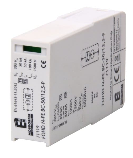 ELSTA - Blitzstromableiter STECKMODUL FOHD BC N-PE 50/12,5-P ELSTA
