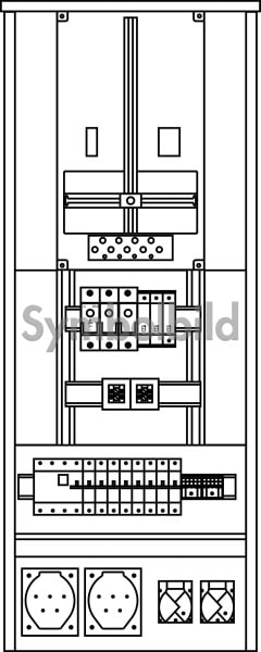 ELSTA - Baustromverteiler AEV A 25A 0/0/1/1 TN ÜA(3)C Netz B