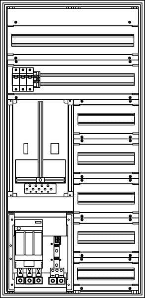 ELSTA - ZV-B-1Z-B-2GF oben- 5GF rechts (NH00-D02) Netz B
