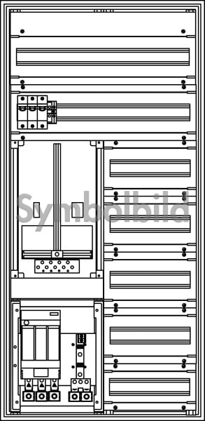 ELSTA - ZV-B-1Z-B-2GF oben- 5GF rechts (NH00-D02-ÜA(3)B/C) Netz B