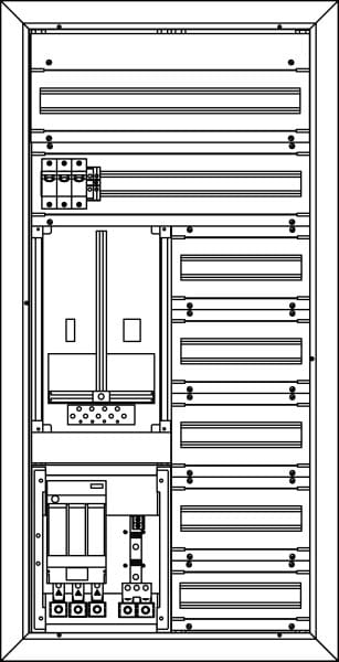 ELSTA - ZVR-B-1Z-B-2xGF oben- 5xGF rechts (NH00-D02) PR Netz B