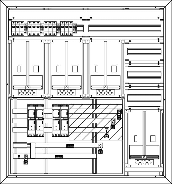 ELSTA - ZVR-B-4Z-D-1xGF oben- 3xGF rechts (NH000-D02) PR Netz B
