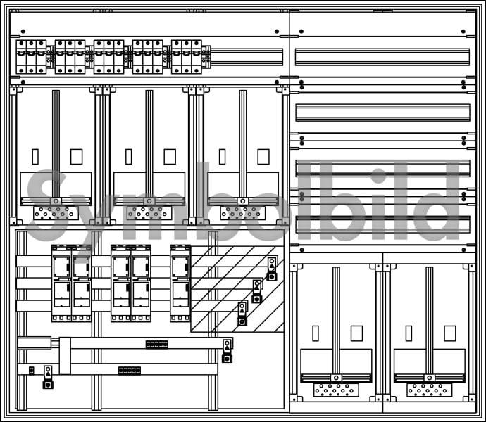 ELSTA - ZV-B-5Z-E-1GF oben- 3GF rechts (leer) Netz B