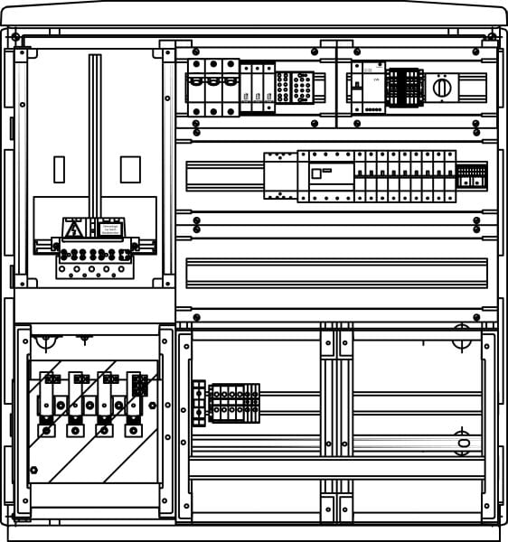 ELSTA - FZNV F/1 K NV4 SBGA 1x16A Netz NÖ
