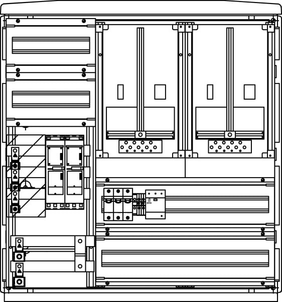 ELSTA - FZV-B F/2 (T/N_PV) NV (52TE) ÜA(3)B/C Netz B