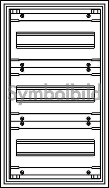ELSTA - Installationsverteiler IVR-A-3GF + 61005