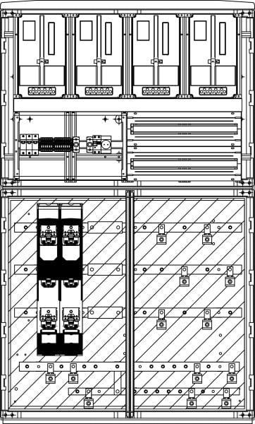 ELSTA - Messwandler MW F 400A-HV 2x400ELK - 2xV70-240 Netz B