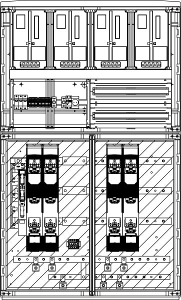 ELSTA - Messwandler MW F 400A-HV 2x400ELK/DM - 2x400L Netz B