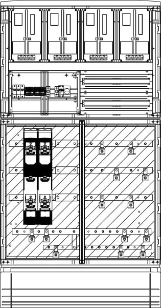 ELSTA - Messwandler MW I 400A-HV 2x400ELK - 2xV70-240 Netz B