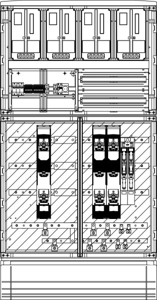 ELSTA - Messwandler MW I 400A-HV 630EL - 2x400L+2x160L Netz B