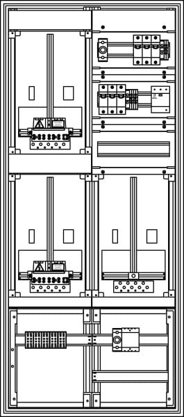 ELSTA - ZV-N-2NT-B-3GF rechts (HKL-2xD02-Schütz-ÜA(3)B/C) Netz NÖ