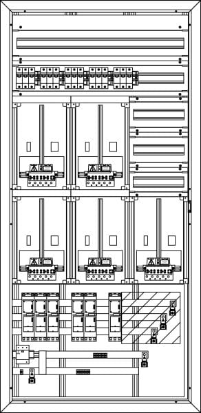 ELSTA - ZVR-N-5Z-C-2GF oben-3GF rechts (NH000-D02-ÜA(3)B/C) PR Netz NÖ