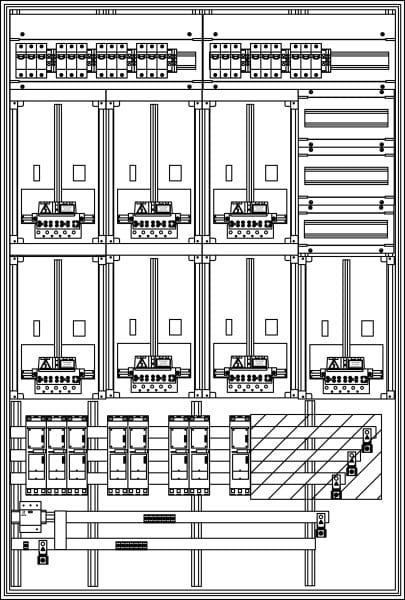 ELSTA - ZV-N-7Z-D-1GF oben-3GF rechts (NH000-D02-ÜA(3)B/C) Netz NÖ