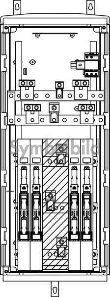 ELSTA - Vorzählerkasten VZK A3/1 1080 Cu/EV240 3x160L ZAO B1 Netz B