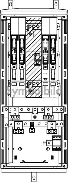 ELSTA - Vorzählerkasten VZK A3/1 1080 Cu/EV240 2x160L ÜA(3)B/C ZAU BB Netz NÖ