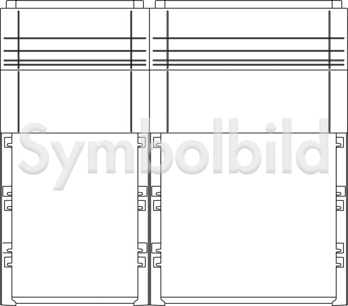 ELSTA - Sockelkombi S4X0-S5X1 1200/320 (S4H-S5H) AS/ST/SC RAL7032