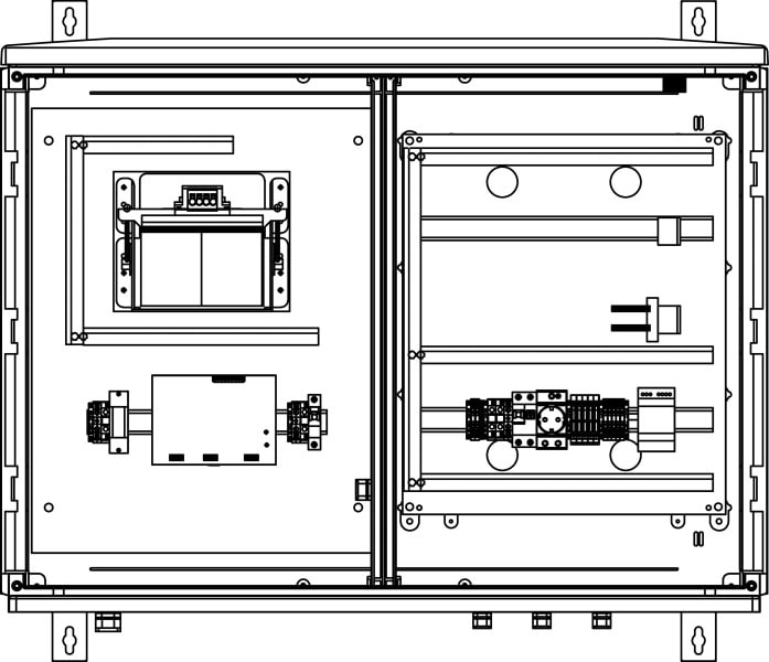 ELSTA - Fernwirkschrank + USV 230V AC API - Wiener Netze