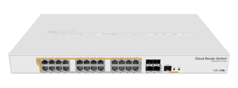 MIKROTIK - Cloud Router Switch 24x Gigabit 4x SFP+ PoE 802.3af/at