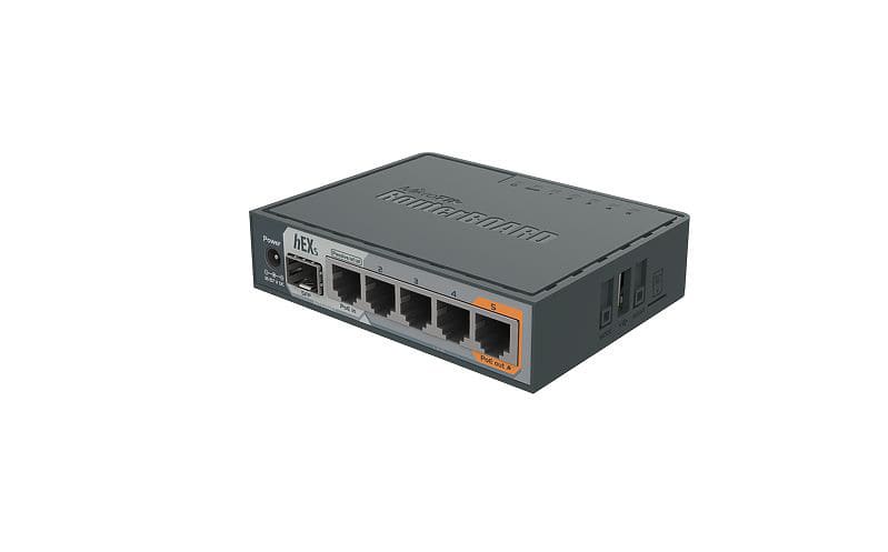 MIKROTIK - RouterBOARD hEX S 5x Gigabit 1x SFP USB micro SD