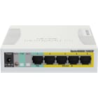 MIKROTIK - Desktop Gigabit PoE Switch 5x10/100/1000 1xSFP PoE-In manag.