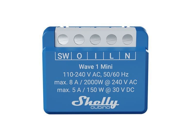 SHELLY - Shelly · Unterputz · Wave 1 Mini · Relais · max. A