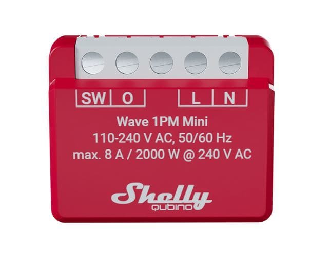 SHELLY - Shelly · Unterputz · Wave 1PM Mini · Relais · max. A