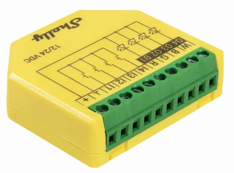 SHELLY - Shelly · Unterputz · Plus RGBW PM · LED Lichtcontroller