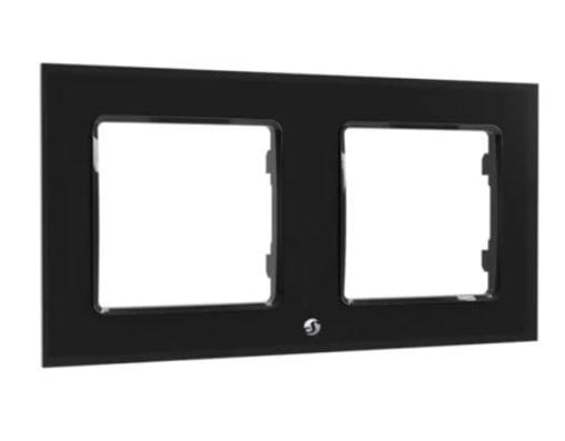 SHELLY - Shelly · Unterputz Zubehör · Wall Frame 2 · Schwarz