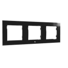SHELLY - Shelly · Unterputz Zubehör · Wall Frame 3 · Schwarz