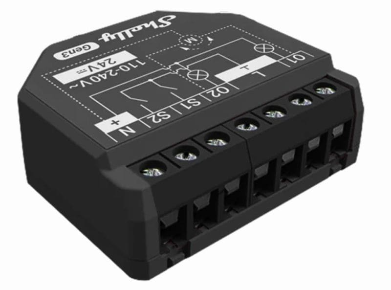SHELLY - Shelly · Unterputz · 2PM Gen3 · Relais · max 16A · WLAN