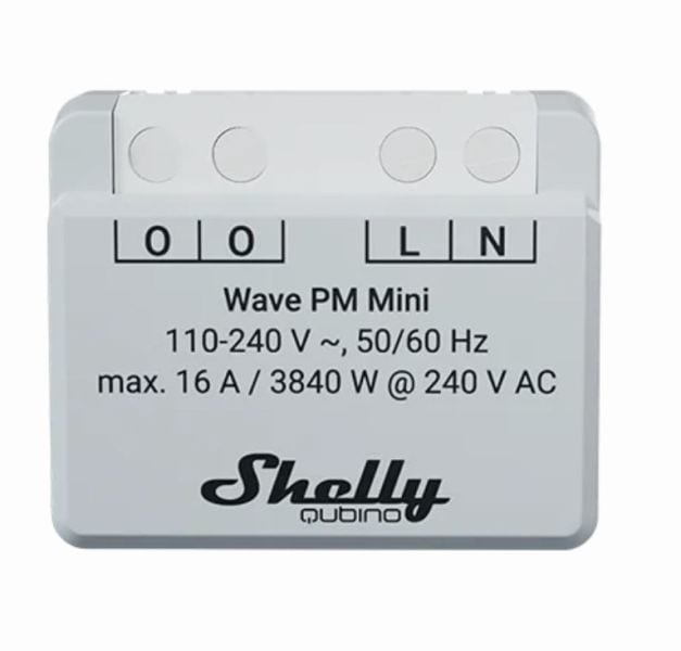 SHELLY - Shelly · Unterputz · Wave PM Mini · Relais · max. A