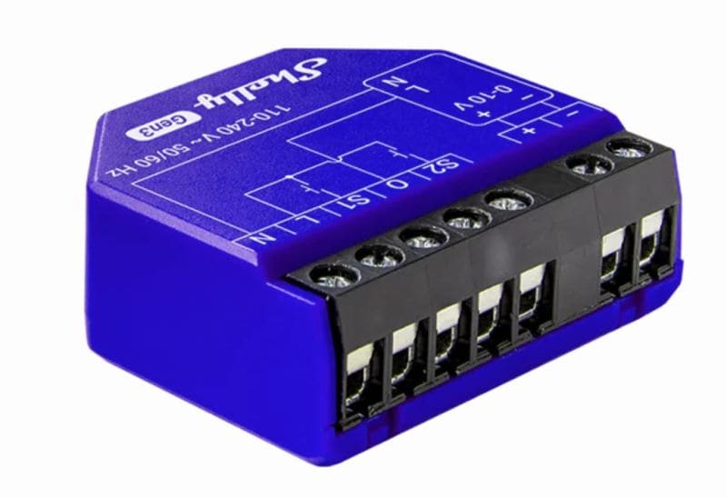 SHELLY - Shelly · Unterputz · Dimmer 0-10V oder 1-10V PM Gen3