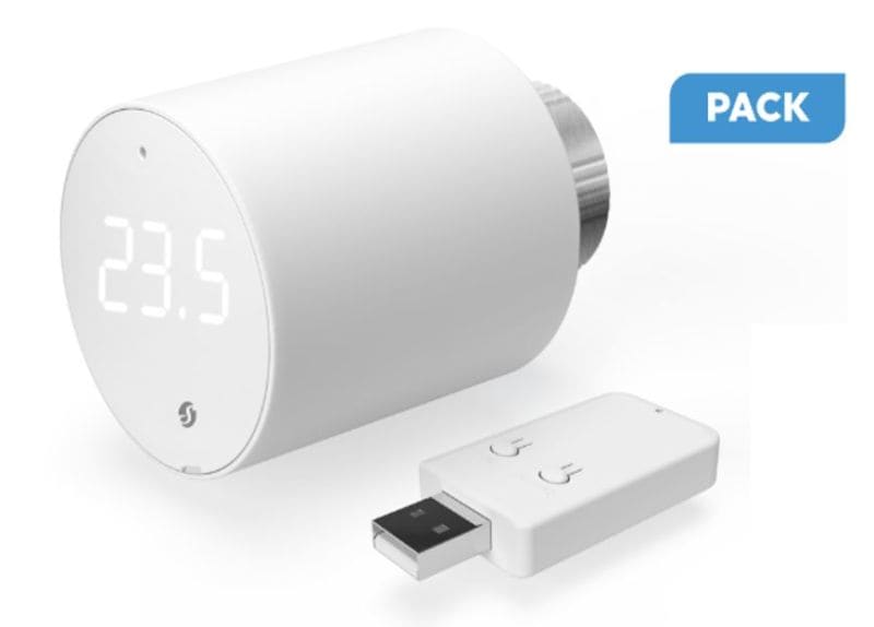 SHELLY - Shelly · Plug + Play 2x Blu TRV + Blu Gateway Gen3