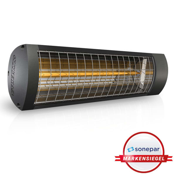 ETHERMA - MS! EXO BASIC Infrarotstrahler, 1.8kW, anthr., IP65