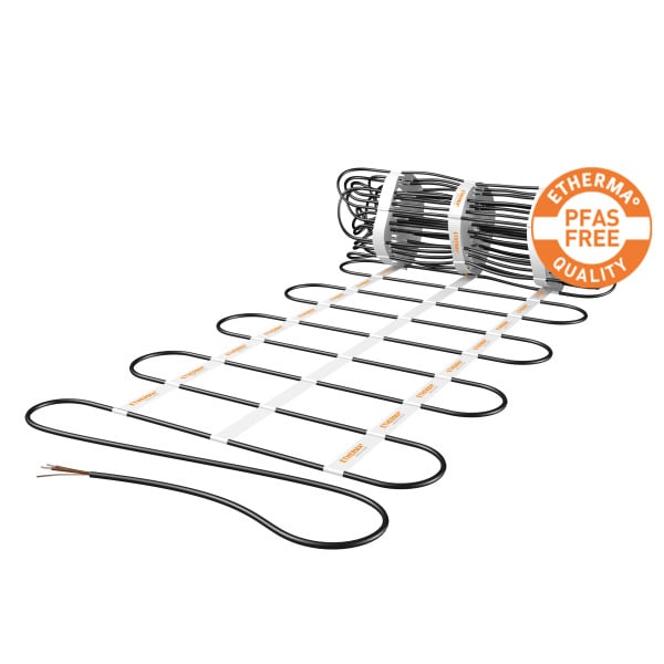 ETHERMA - Heizmatte Estricheinbau,PFAS frei, 0.95m2, 0.55x1.7m, 141W, 230V