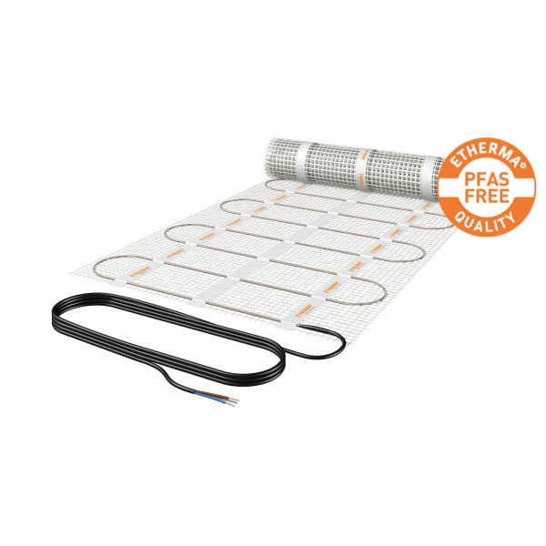 ETHERMA - Heizmatte robust,PFAS frei, 2.6m2, 50x525cm, 525W, 230V