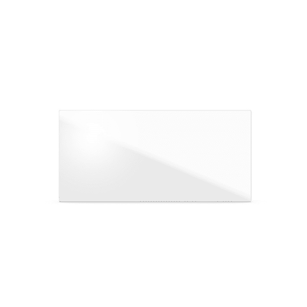 ETHERMA - Infrarotheizung, Glas reinweiß satiniert, 130x63cm, 680W, 230V