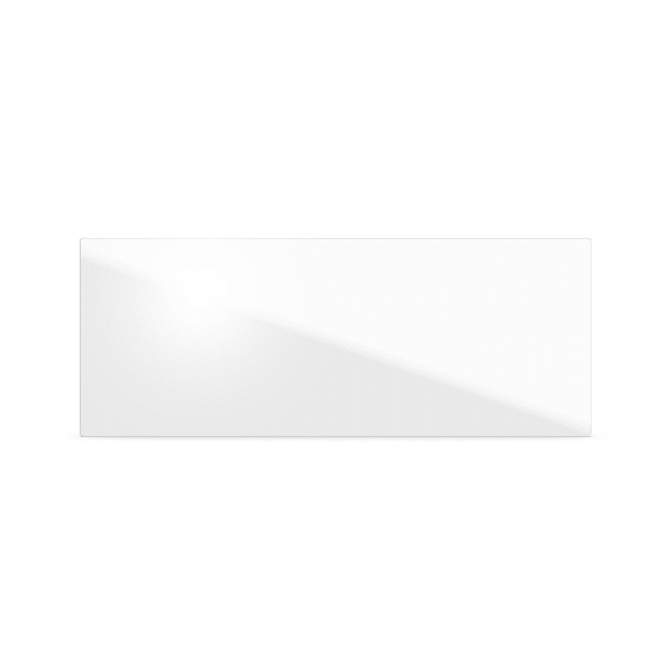ETHERMA - Infrarotheizung, Glas reinweiß satiniert, 160x63cm, 900W, 230V