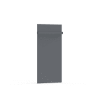 ETHERMA - Badinfrarotheizung, Metall grau, 62x124.5cm, 500W, 230V