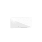 ETHERMA - Infrarotheizung SMART, Glas reinweiß, 130x50cm, 600W,230V