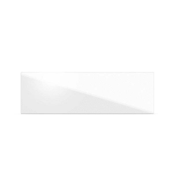ETHERMA - Infrarotheizung SMART, Glas reinweiß satiniert, 160x50cm, 800W, 230V
