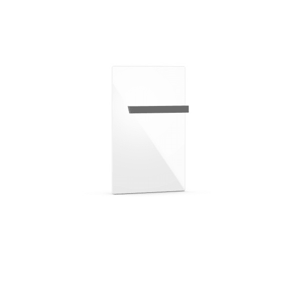 ETHERMA - Badinfrarotheizung SMART, Glas reinweiß, 90x63cm, 350W, 230V