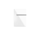 ETHERMA - Badinfrarotheizung SMART, Glas reinweiß satiniert, 90x63cm, 350W, 230V