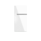 ETHERMA - Badinfrarotheizung SMART, Glas reinweiß satiniert, 130x63cm, 500W, 230