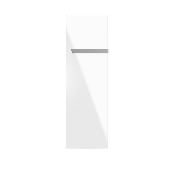 ETHERMA - Badinfrarotheizung SMART, Glas reinweiß satiniert, 160x50cm, 600W, 230