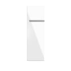 ETHERMA - Badinfrarotheizung SMART, Glas reinweiß satiniert, 160x50cm, 600W, 230