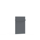ETHERMA - Badinfrarotheizung SMART, Metall grau, 62x90cm, 350W, 230V