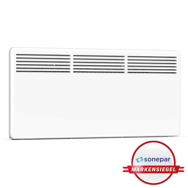 ETHERMA - MS! Wandkonvektor mit Thermostat, weiß, 94x40cm, 2000W, Stecker